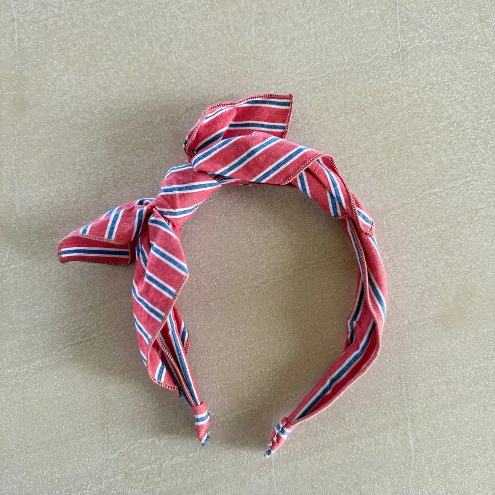 Anthropologie striped bow